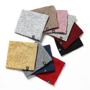 Cashmere monochrome unisex scarf, complete knitted face mask, snood, neck scarves, coarse silent, silent of hot winter, men and women, new 10 Main Sales Women's Winter Cachecol - №2