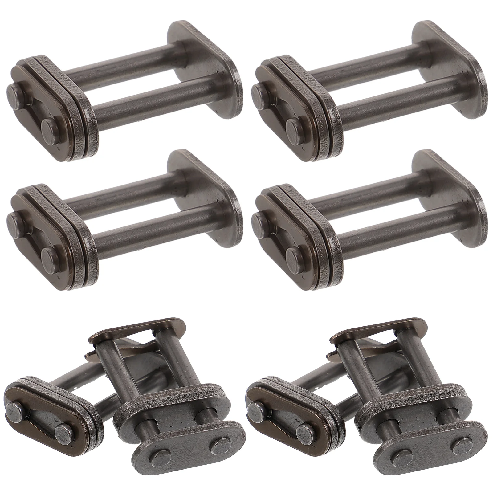 

10Pcs Bicycle Buckle Quick Release Double Rows Connector Link Heavy Duty Steel Chain Supplies Roller Chain Link Compatible Easy