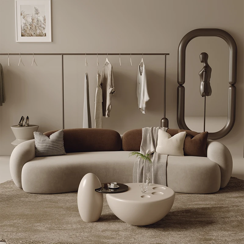 

Modern Luxury Living Room Sofas Accent Design Aesthetic Wooden Vintage Living Room Sofas Balcony Muebles Space Saving Furniture