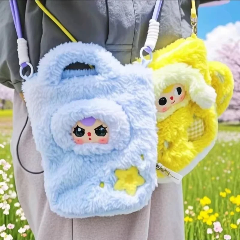 

Официальная подлинная сумка для телефона Baby Three V1, слепая коробка, плюшевая милая модная игрушка, сумка для куклы, подвеска, сумка через плечо, подарок на день рождения
