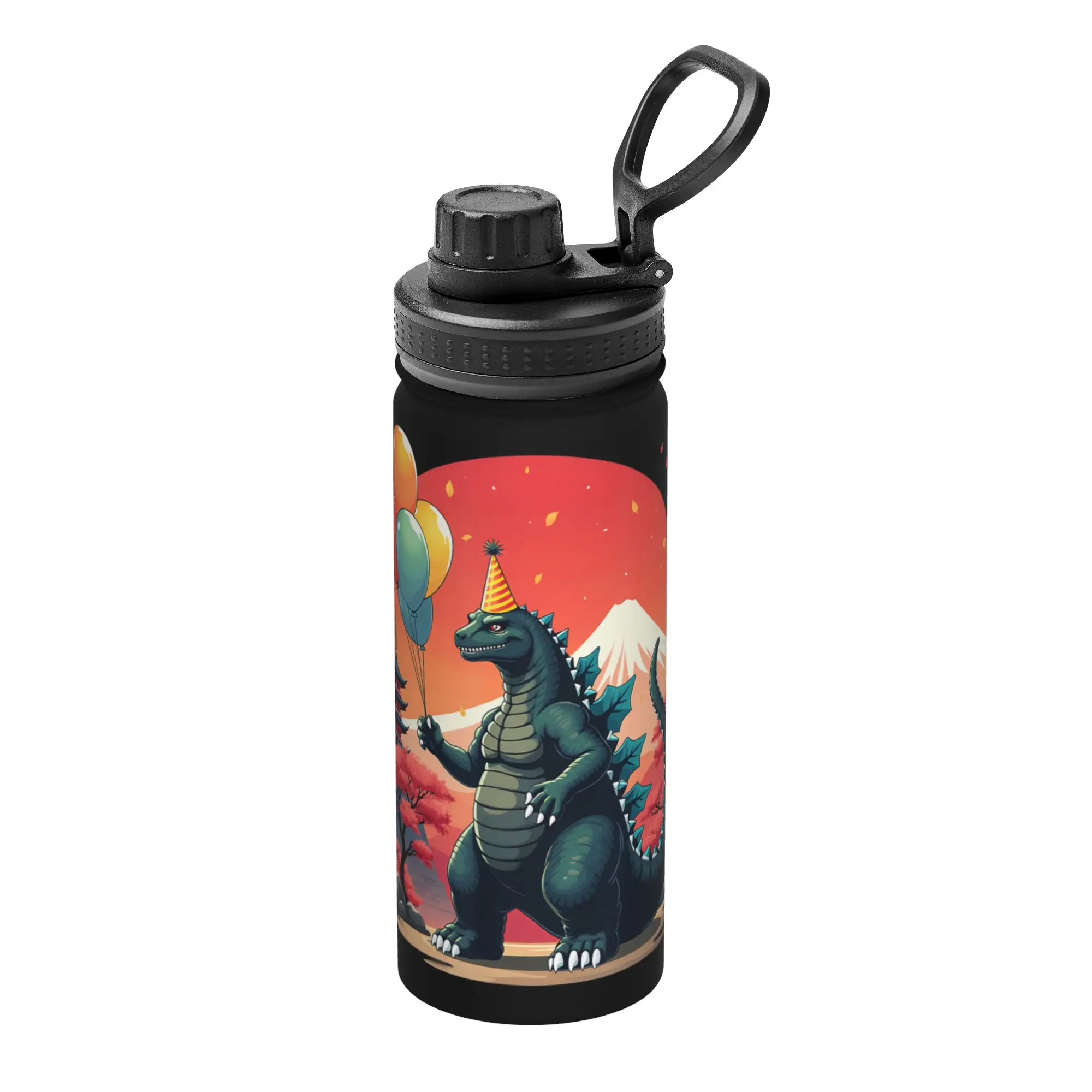 Monster G-Godzillas 18OZ Sports Insulated Kettle  Thermal Cup Stainless Steel Office Home Mugs 18OZ