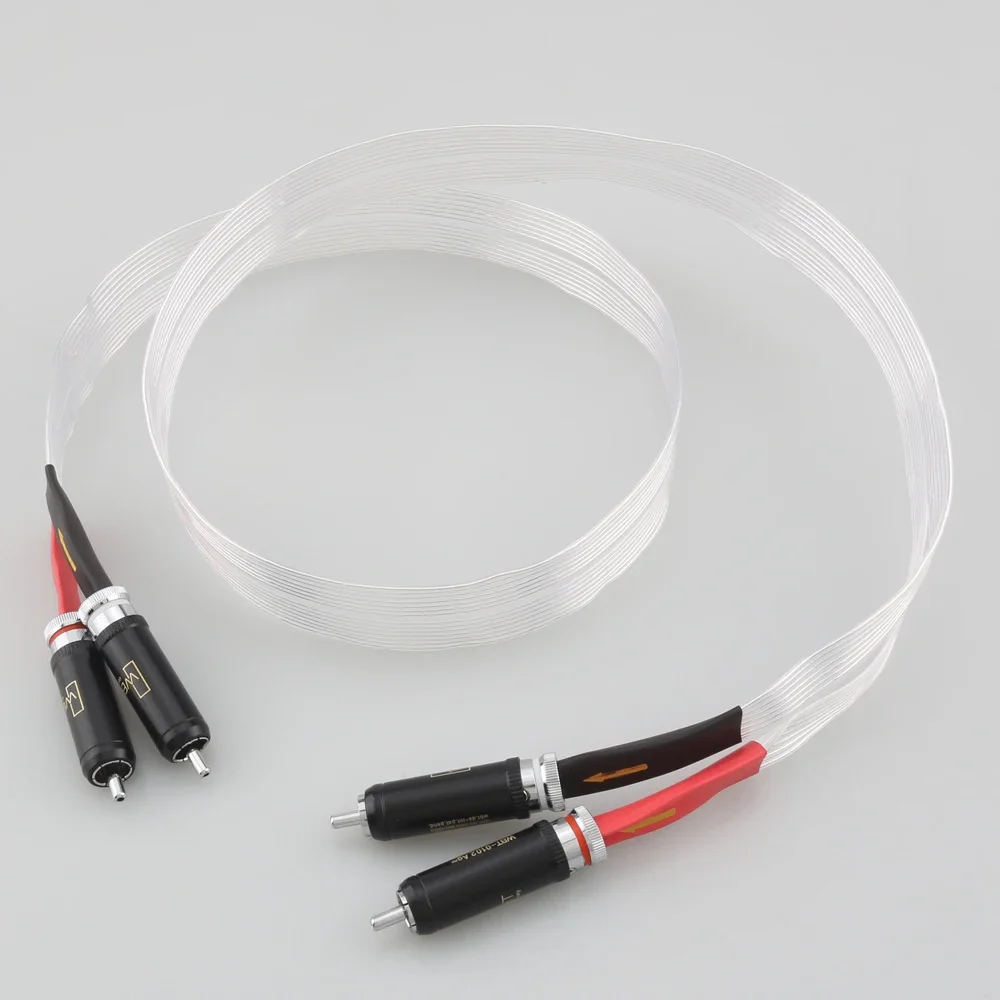 Dây Tín Hiệu Nordost Kiểm Âm Hifi 7N OCC Bạc Cáp Âm Thanh Tín Hiệu 2rca-2rca Cáp RCA 2 Cắm Phiên Bản