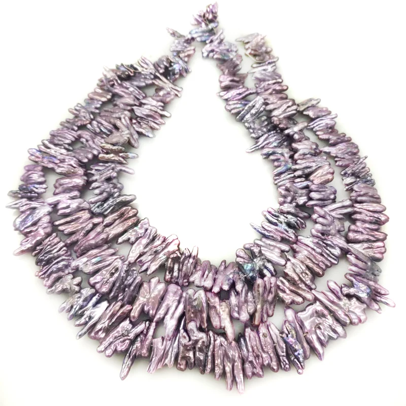 16-inches-20-30mm-purple-natural-stick-side-drilled-baroque-biwa-pearls-loose-strand