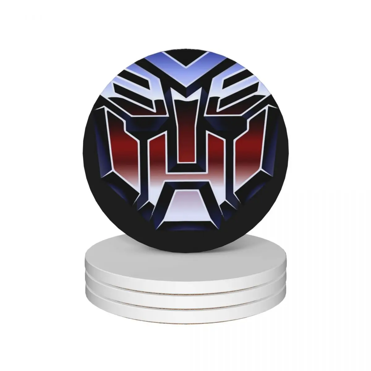 

Autobots logo classic t shirt Ceramic Coasters (Set of 4) kawaii black Coasters