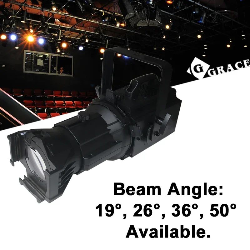 Igracelite 200W CRI 95 Prefocus LED Profile Light CCT 3200K/5600K PWM Mode Ellipsoidal LED Light