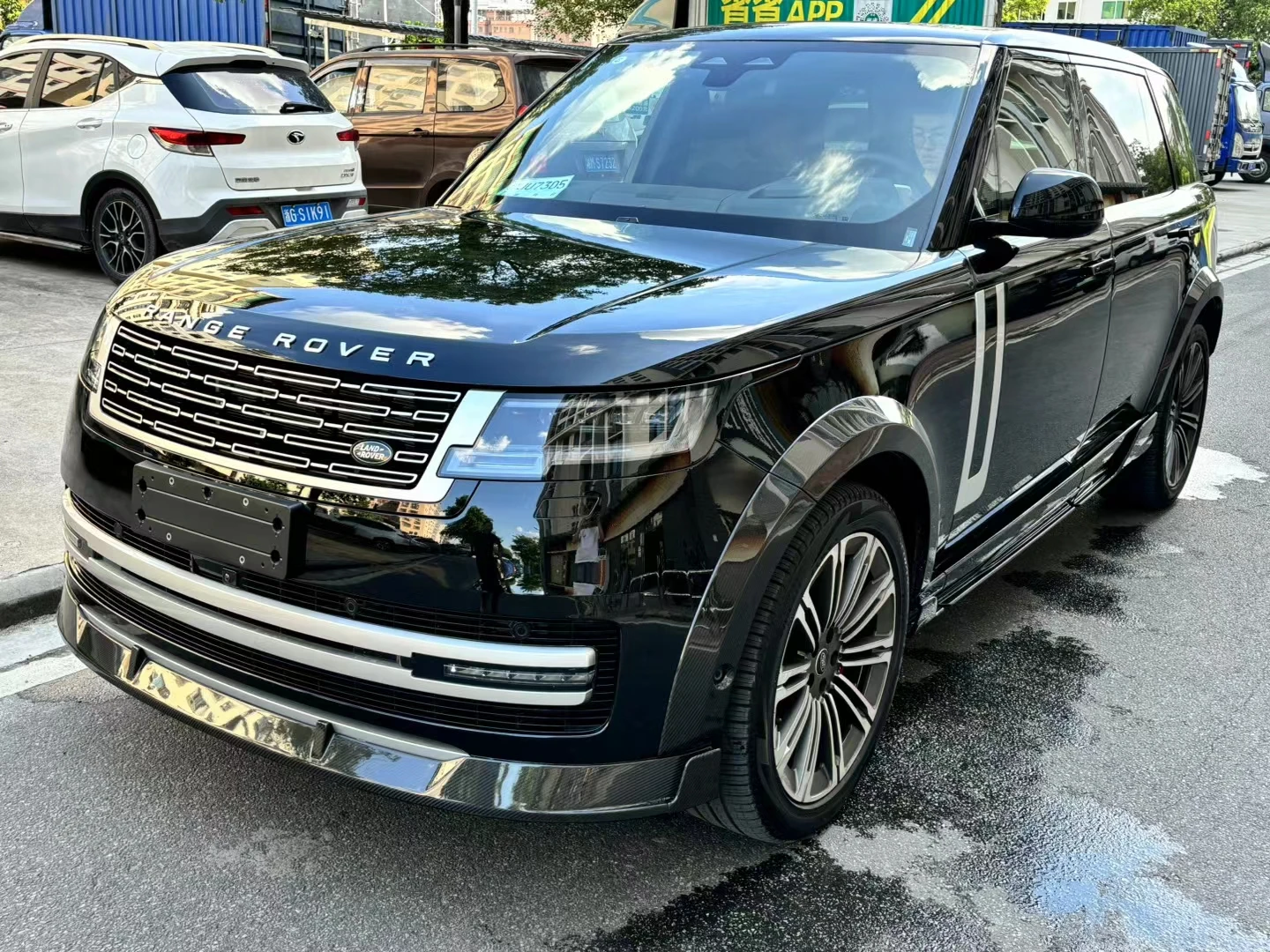 Sport Styling Upgrade Body Kit For Range Rover Vogue Dry Prepreg Carbon Fiber Wide Body Kit For Land Rover SUV 2023+