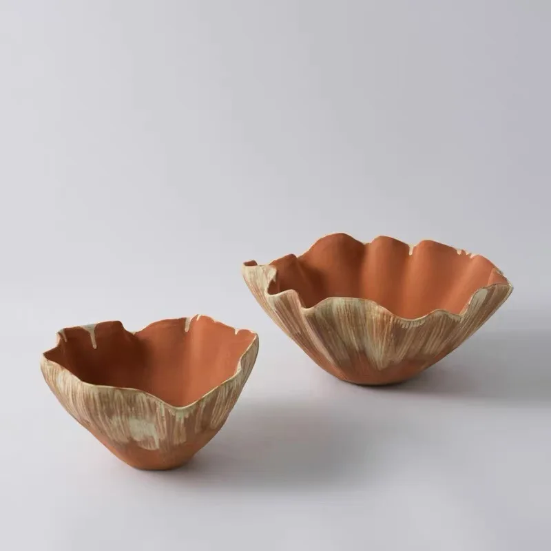 Handmade ceramic vases, creative art, model rooms, homestays, clay pots, flower arrangements, soft decorations, ornaments