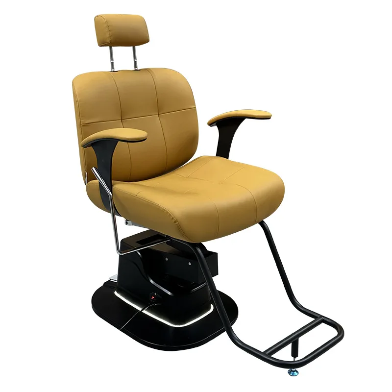 

Electric barber chair Hair chair rotating and reclining Foot lift adjustment with armrest Salon barber shop special