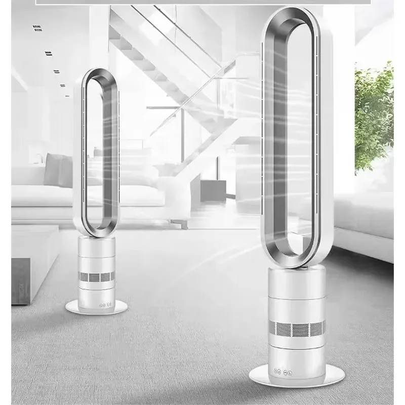 99cm Bladeless Tower Fan 220V Touch Control Electric Air Cooler Floor Standing Home Cooling Summer Quiet Oscillating