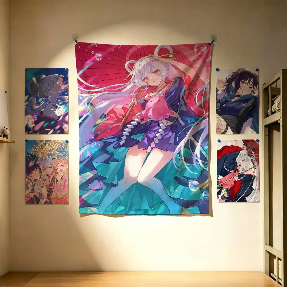 C-Cosmic Princess Kaguya  Flags Wall Hanging Background Art Banner for Bedroom Home Outdoor Decor