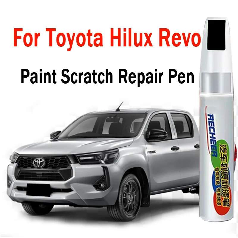 

Car Scratch Repair Touch-Up Paint Pen for Toyota Hilux Revo Paint Scratch Remover Car Paint Car Accessories White Black Silver