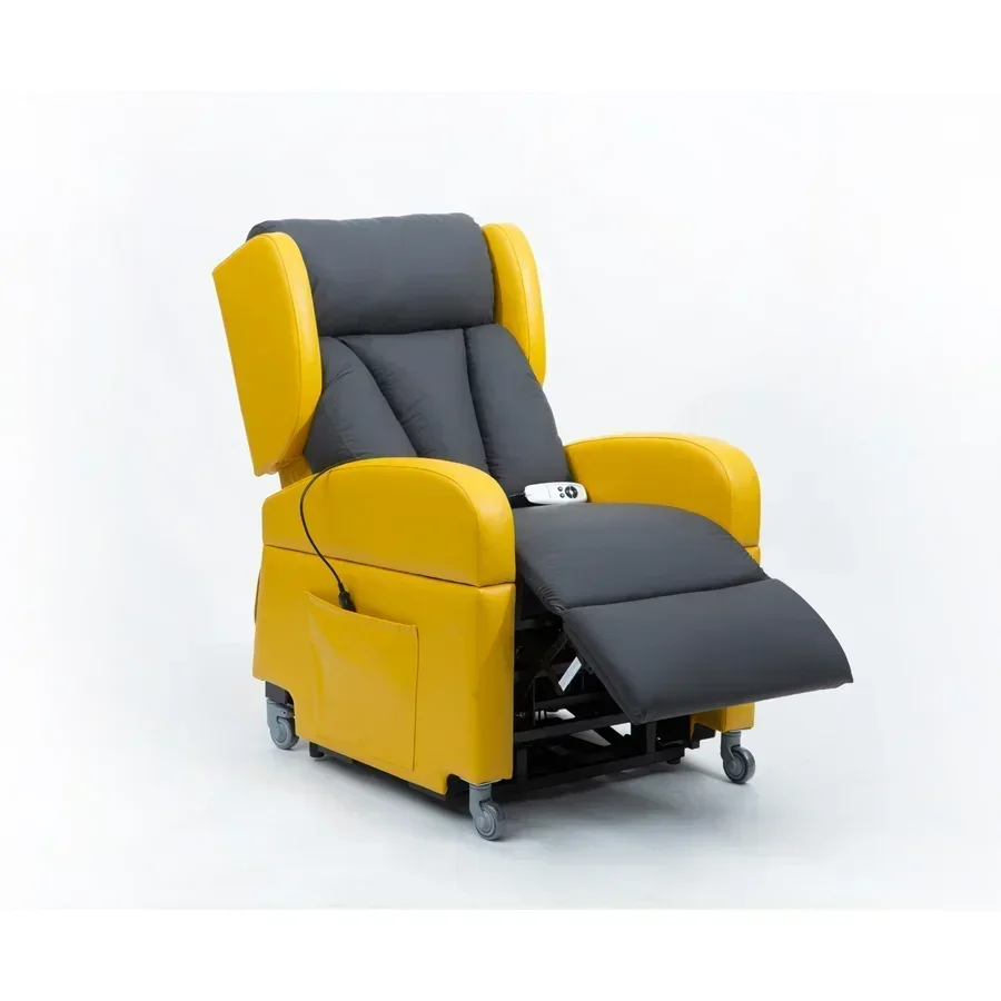 

KFT-L100 Modern Metal Leather Cover Recliner Old Man Lift Massage Chair Furniture with Heated Function for Living Room