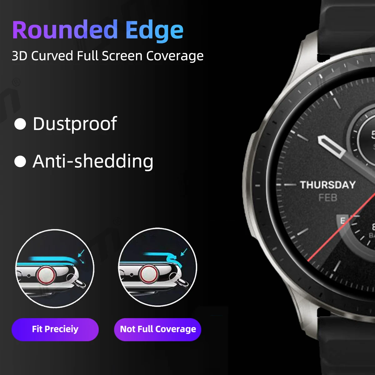 Amazfit GTR 4 3 Pro 2 Balance T-Rex Active Max용 화면... - 1