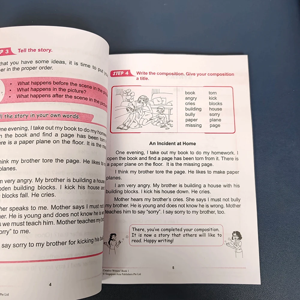 

1 book Singapore English Writing Workbook Learning Writers book