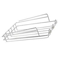 Stainless Steel Holder Fridge Storage Rack Single layer Drawer Type Kitchen Accessories Egg Tray Refrigerator Egg ganizer