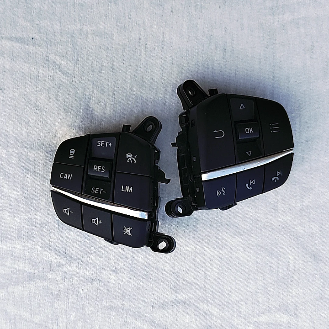

Steering Wheel Cruise Control Button Switch Music Audio Volume Speed LIM Buttons For Ford Fiesta Mk4 2019 2020 Accessories