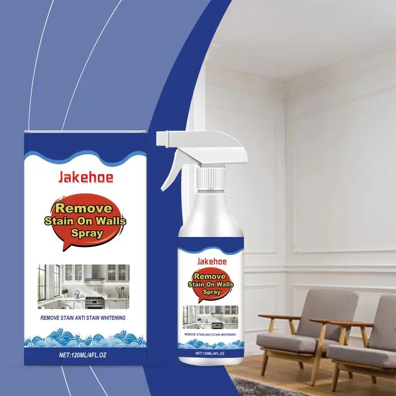 

Wall mold remover, bathroom and bedroom wall cleaner for removing stains and mold.