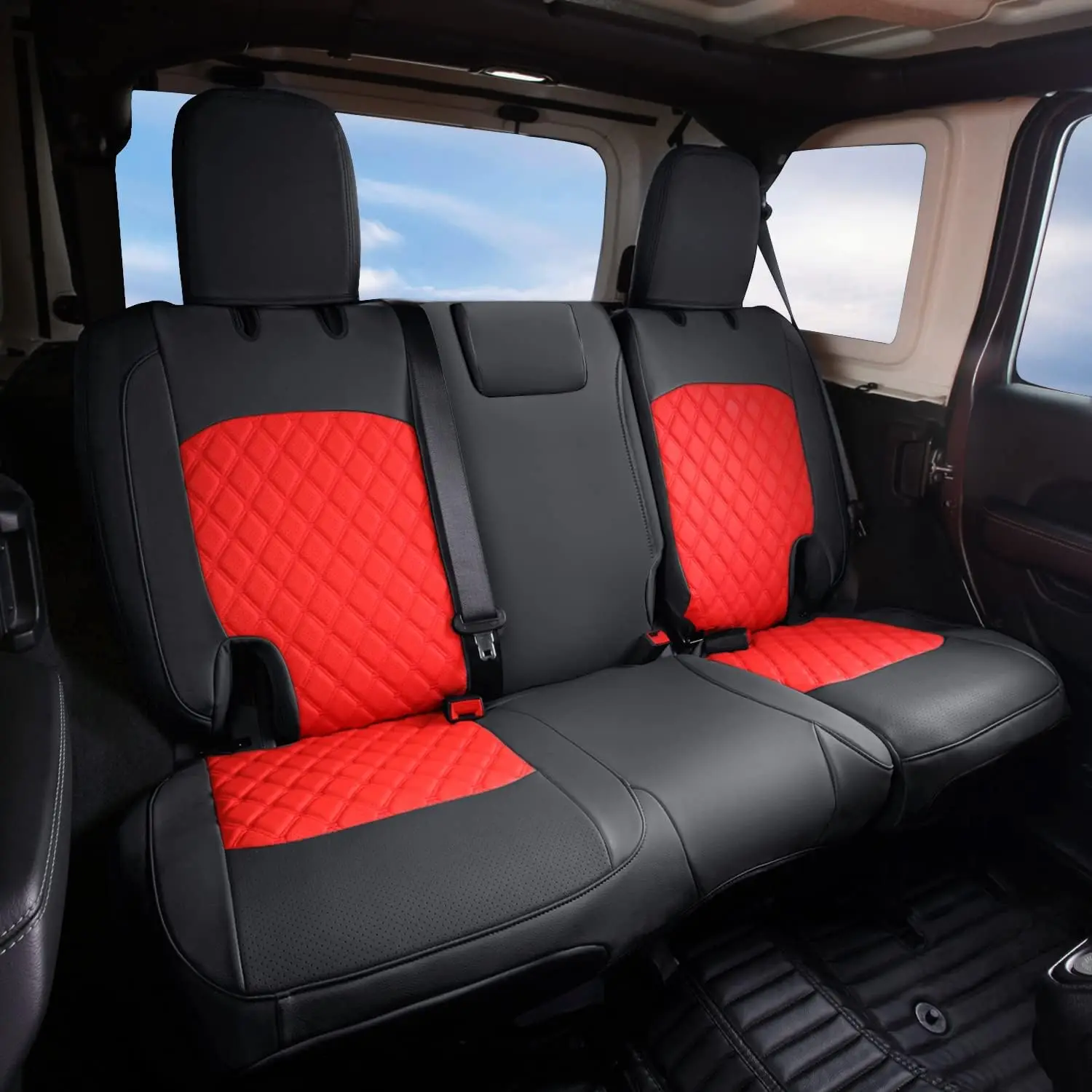 Car Special Seat Cover For JEEP Wrangler Unlimited JK 2018 2019 2020 2021 2022 2023 2024 Seat protection Cushion Auto Seat Cover