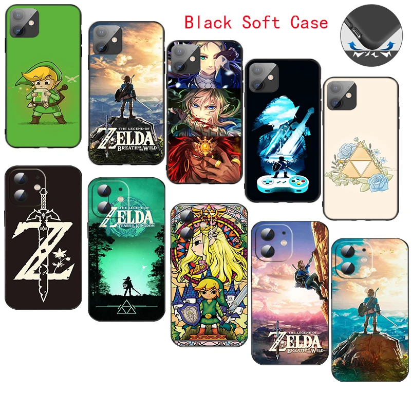 CR74 The Legends of Z-Zeldas Soft Silicone Case for Redmi Note 9 9T 9S 10 10S 11  11S  4G 5G  Pro Max Caver