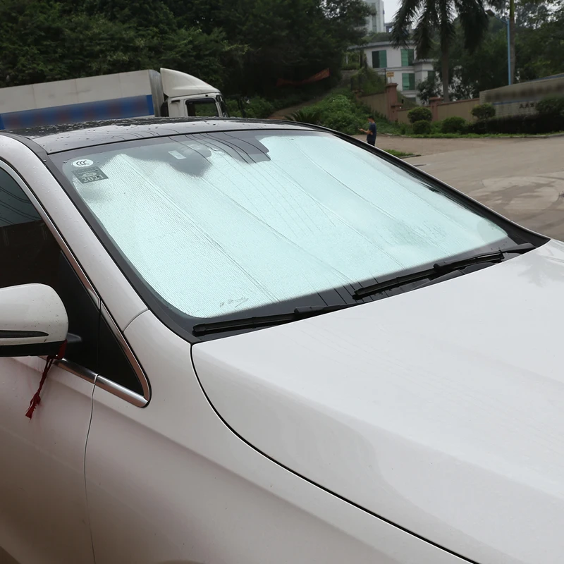 metyoucar For Mercedes Benz B C G S Class ML GLK smart Car Front Windshield Thermal Curtain Shading Sunscreen Car Accessories