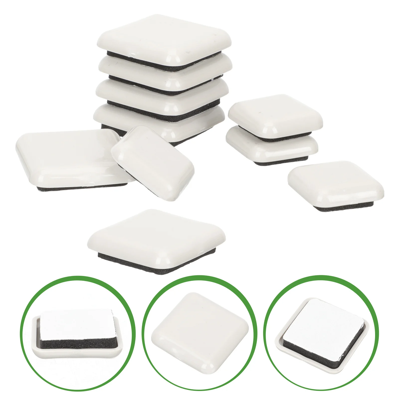 

20Pcs Silent Sliding Furniture Feet Mat Self-Adhesive Anti-Friction Durable Floor Protector Chair Leg Caps Waterproof Soundproof