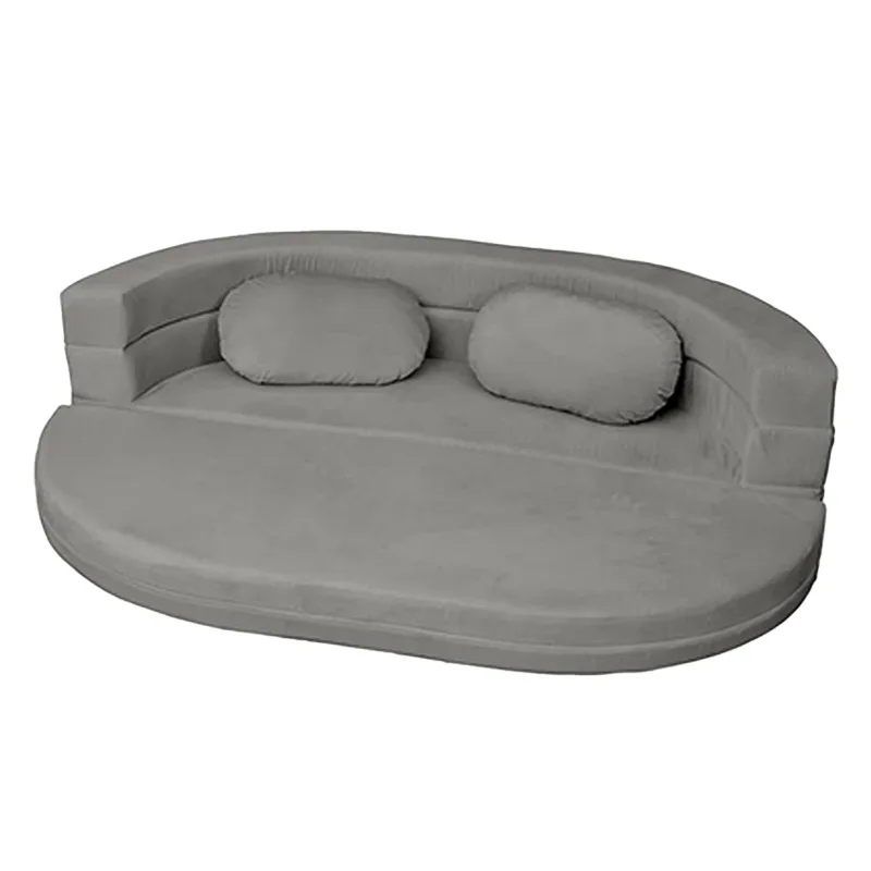 Folding Sofa Bed Sleepable Living Room Bedroom Dog Kennel Lazy Sofa*Factory Custom Modern Simplicity Fabric PU Sponge Sectional