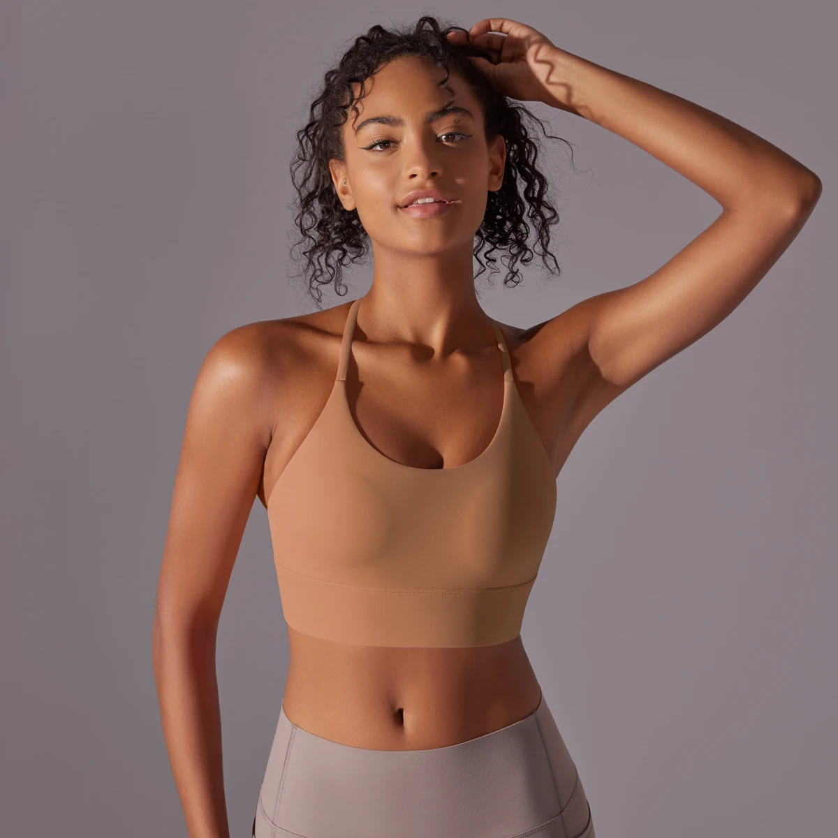 Sport-BH, weich, rückenfrei, sexy Damen-Fitness-BH, Strumpfhosen, Yoga-Weste, hohe Festigkeit, stoßfest, für Fitnessstudio, Sport-Top, Push-Up mit Brustpolster – Detail 26