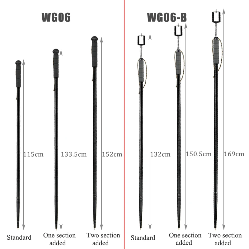 Bastones de senderismo ultraligeros para hombre y mujer, equipo para caminar al aire libre, multifunción para senderismo y supervivencia, con aleación de aluminio y plegado múltiple, modelo 6063
