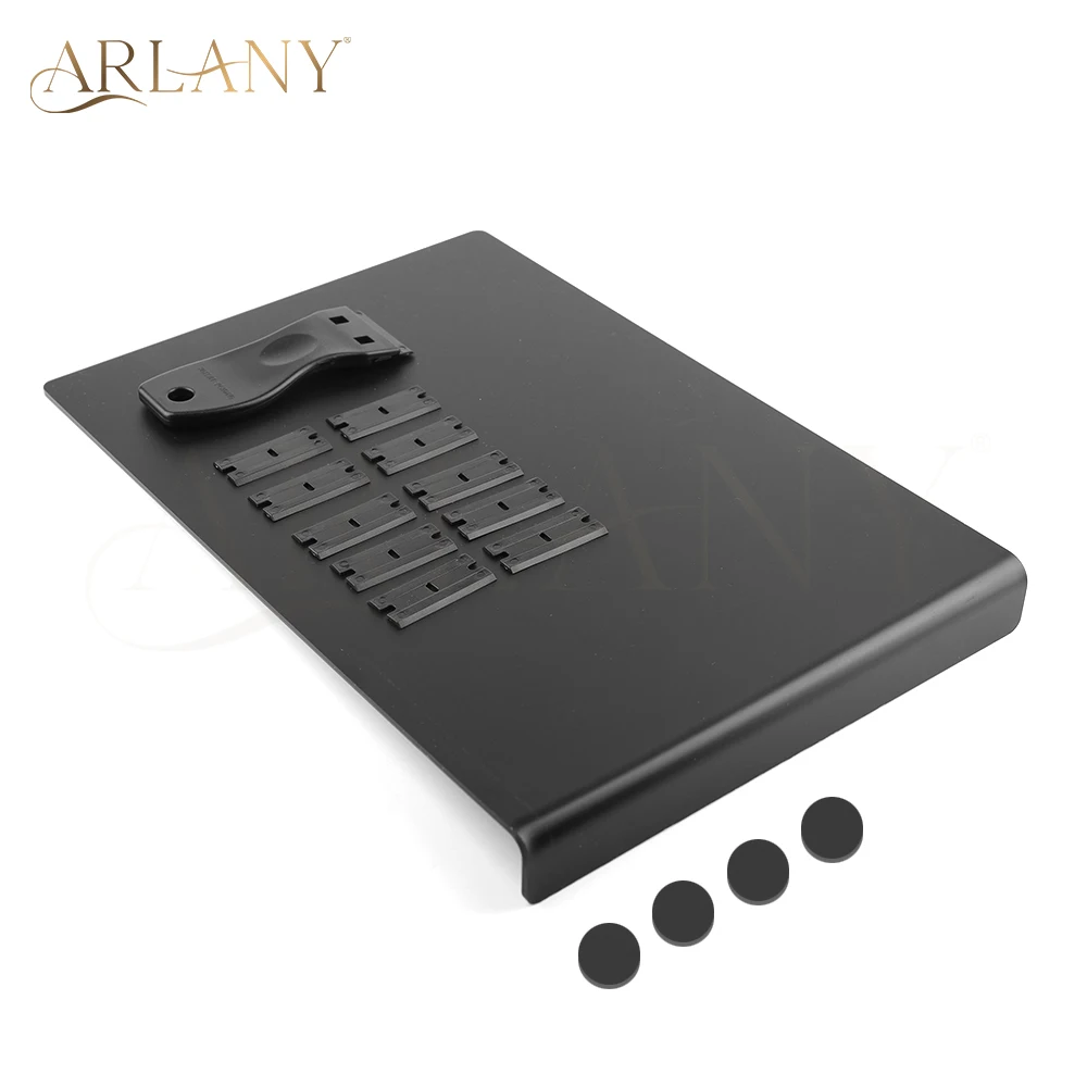 

ARLANY Hair Extension Tape Remover Kit for Tape In Extensions Plastic Scraper Tape Remover Board Acrylic Operation Board