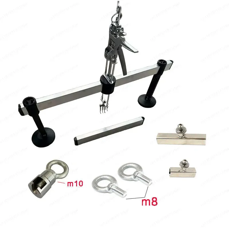 Car depression repair lift tension frame, large-area dent sheet metal repair, hand-held pull frame combination set