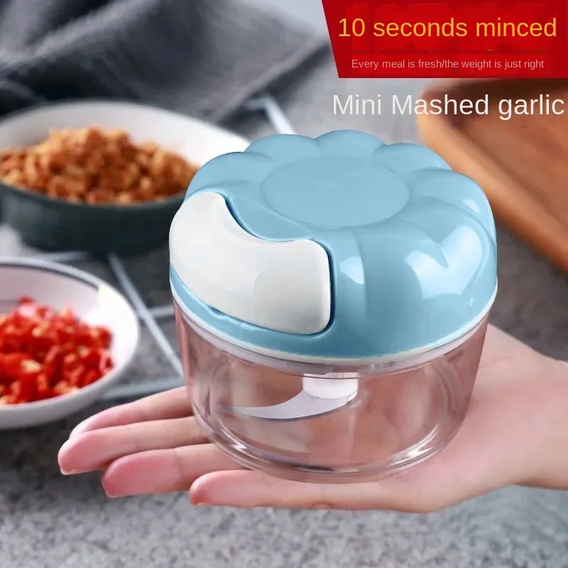 A Two-Color Optional Home Puller Hand Mini Pumpkin Garlic Puller Good Helper Kitchen Gadget Cutting And Pressing Manual