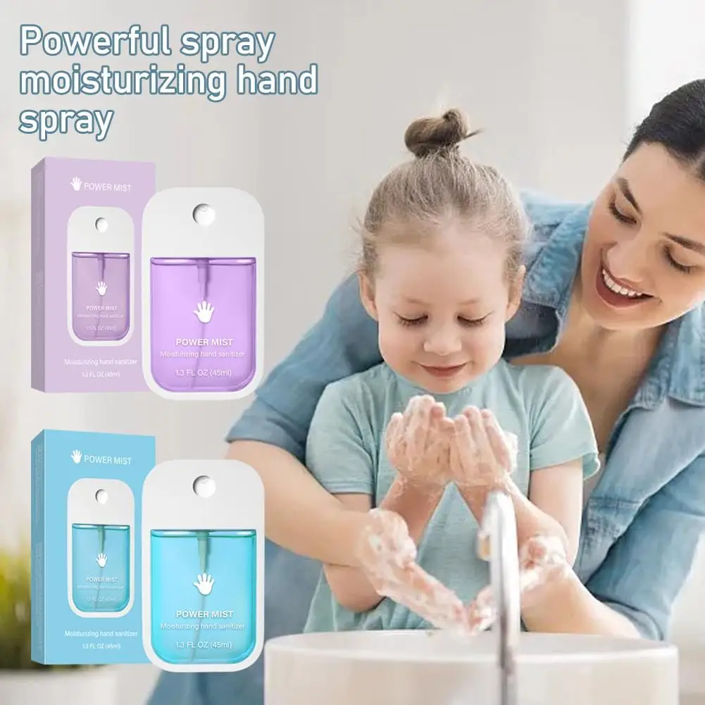 45ml Hand Sanitizer Spray Mild Portable Disinfection Hand Cleaner Rinse Free Level Fragrance Moisturizing Clean Hand SKIN Care