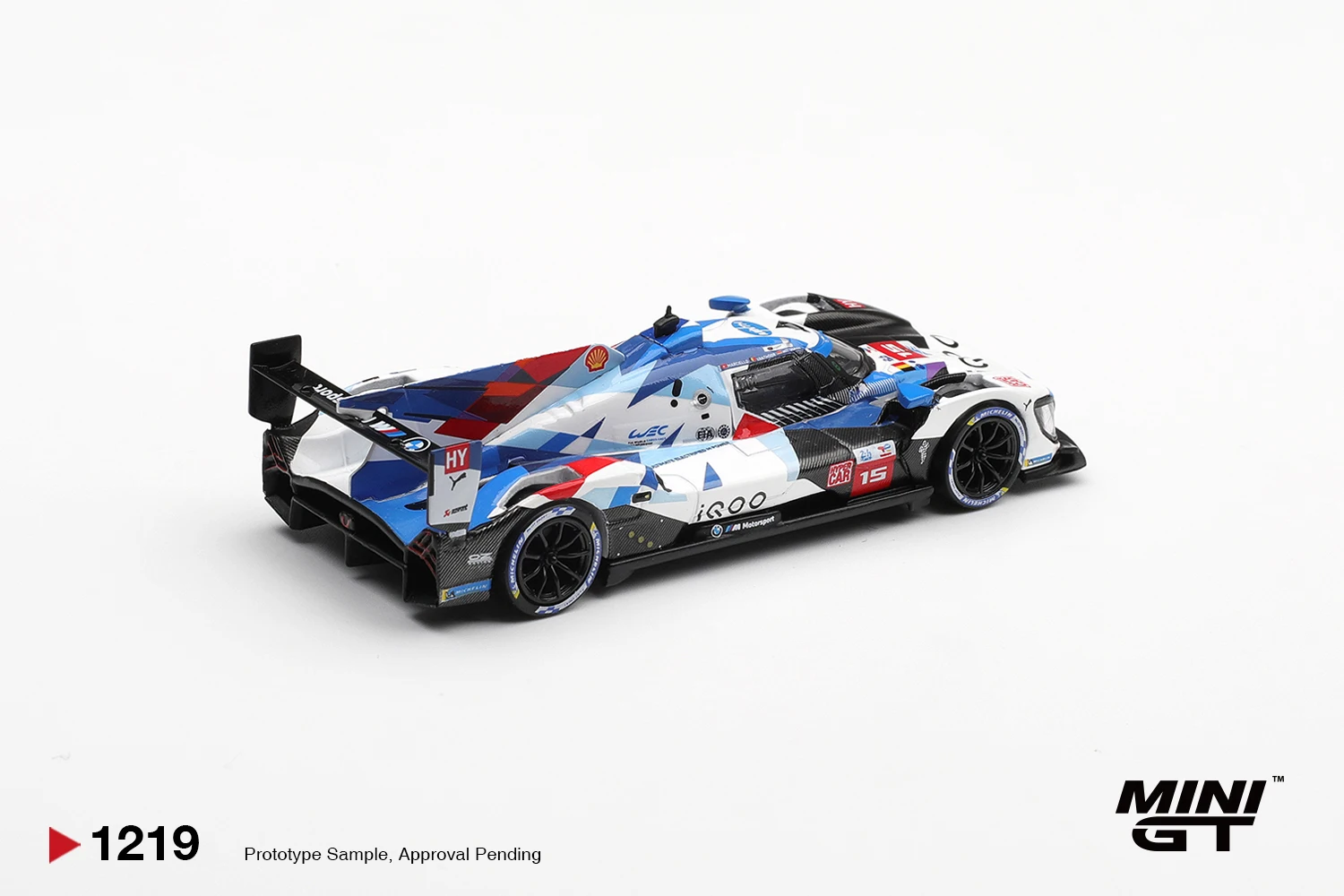 MINIGT 1/64 BMW M Hybrid V8 GTP #25 BMW M Team RLL MGT01241-CH Car Alloy Toys Diecast Metal Model Kids Toys Boys - view 5