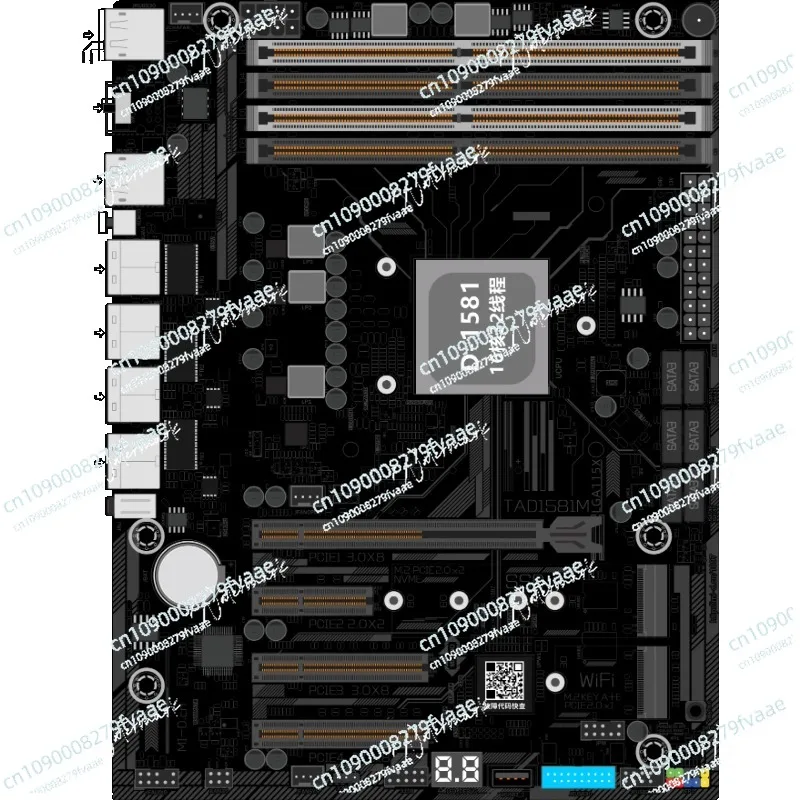 Placa principal do servidor NAS D-1581 DDR4 3 2,5g