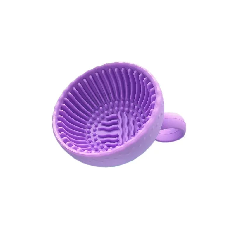 Makeup Brush Cleaner Folding Powder Puff Cleaning Bowl Eyeshadow Brushes Wash Clean Mat Beauty Tools Soft Silicone Scrubber Box