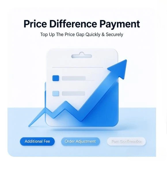 Price Difference Payment Link, Additional Fee Top-Up, Order Extra Cost Payment