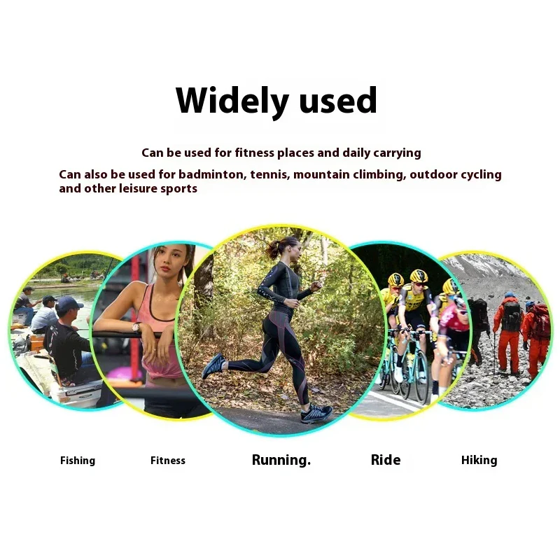 حقيبة خصر للجري في الهواء الطلق للنساء مقاومة للماء وحزام غير مرئي للياقة البدنية ورياضات مضادة للسرقة حقيبة خصر متنقلة