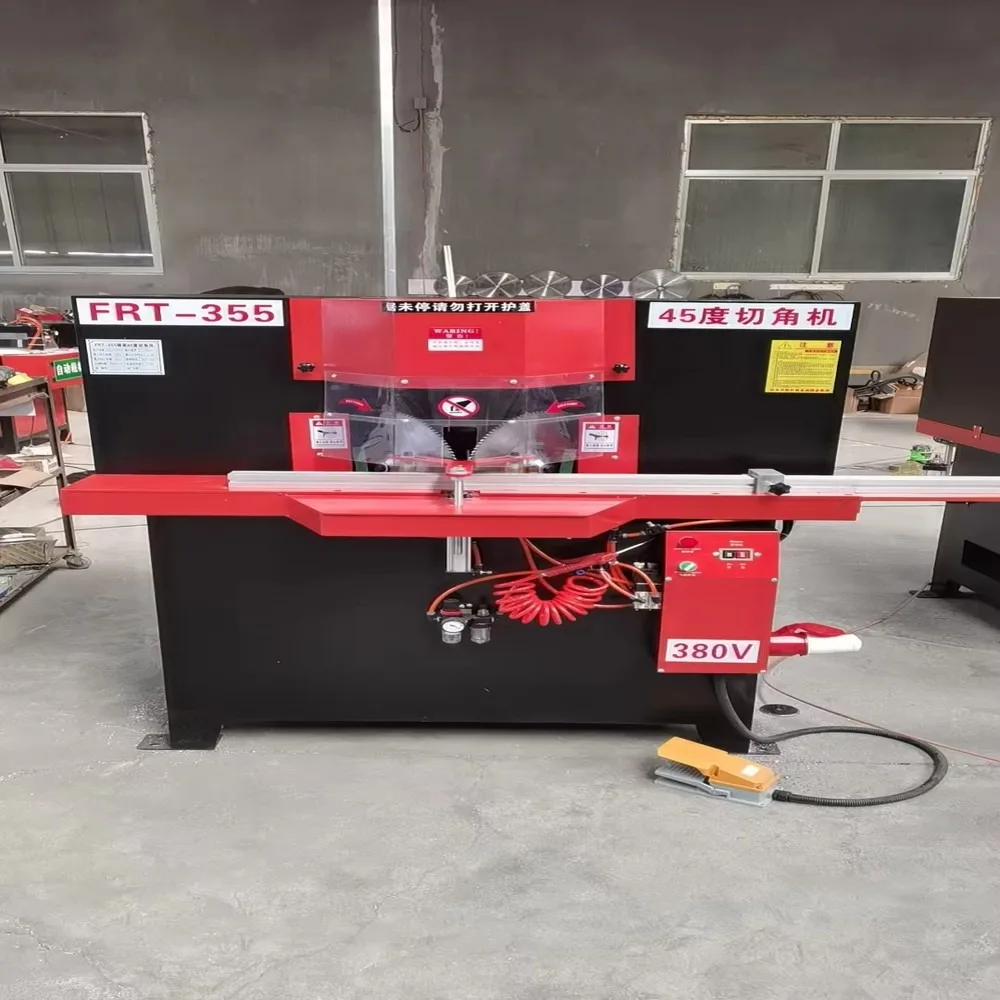Aluminum Profile Cutting Machine 45 Degree Mitre Saw 355/405/455/505/550mm Photo Frame Angle Cutter Power Tool