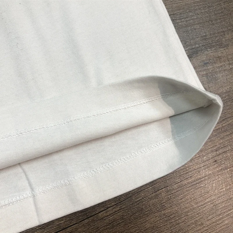 SAINT Of MICHAEL Fashion Best Quality Streetwear 1:1 Printed Tee Oversized Tops 100%Cotton Loose T Shirt For Men