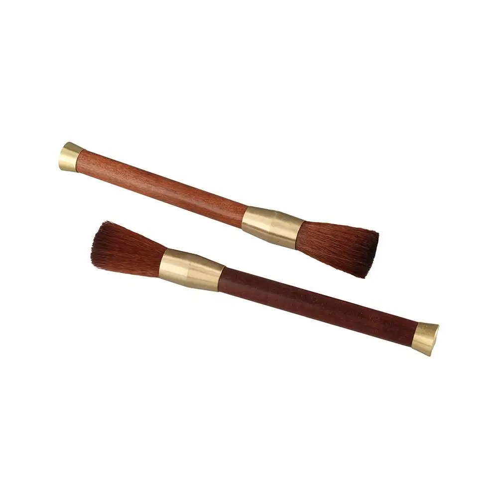 

With Soft Bristle Wooden Coffee Grinder Brush No Bristles Removal Smooth Handle Coffee Machine Brush Wooden Handle