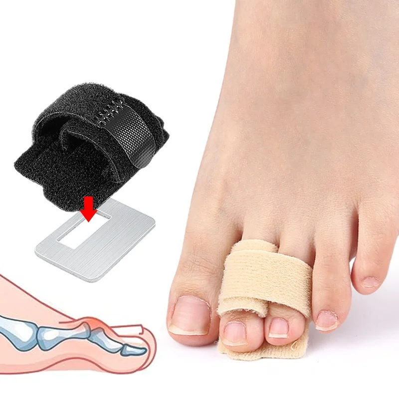 Coussinet avant-pied, éversion des orteils, attelle de soutien, Fixation de la sangle, attelle de soin des orteils