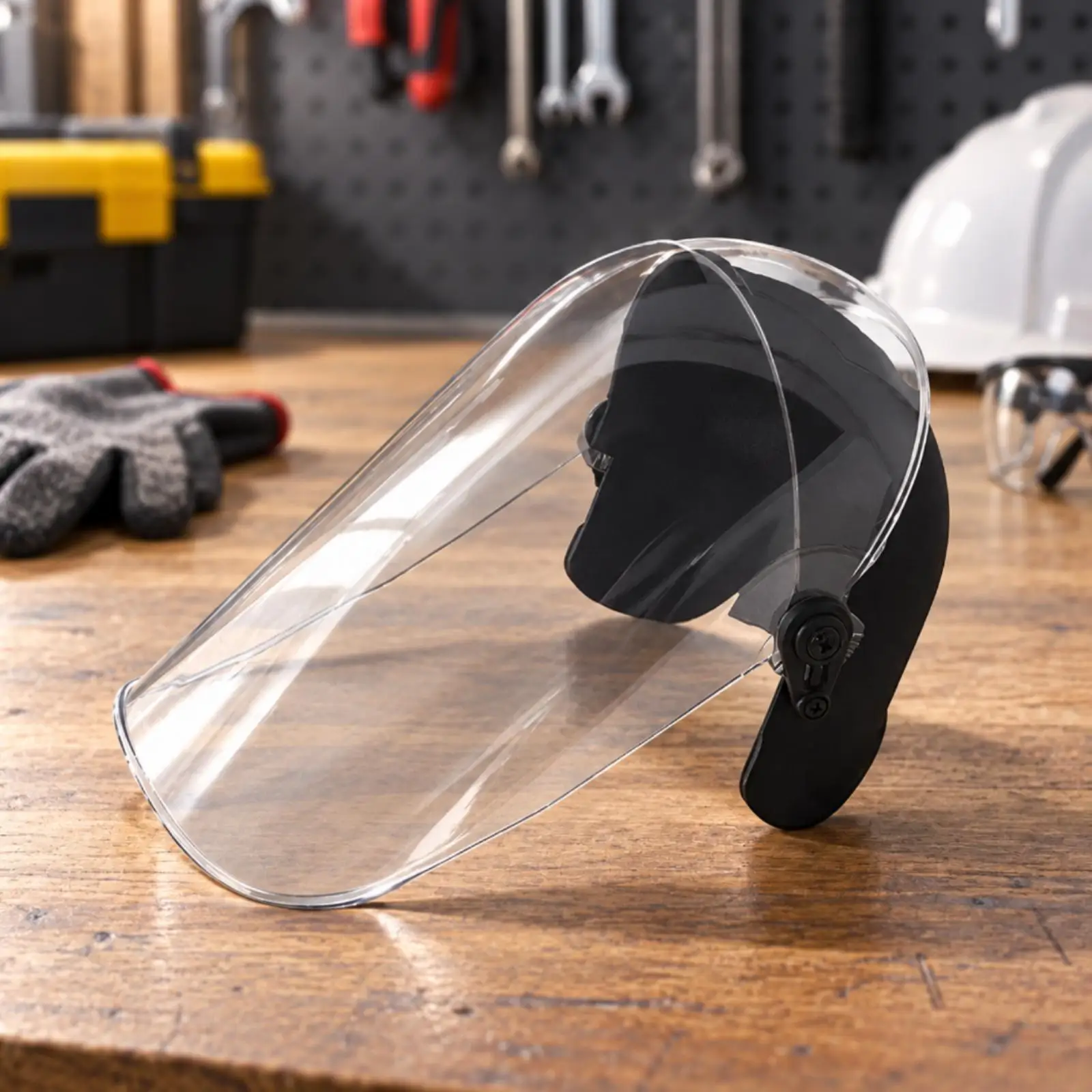Motorcycle Sun Visor Headgear Extended Windshield Visor with Hinge Mount Kit for Clear Vision Riding