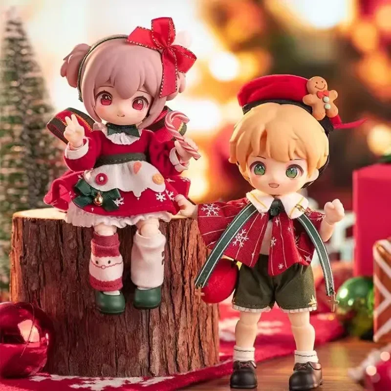 Nagi Christmas Kindergarten Wishing Party Series BJD Action Figures Joint Animated Doll Model Collection Toys Ornament Xmas Gift