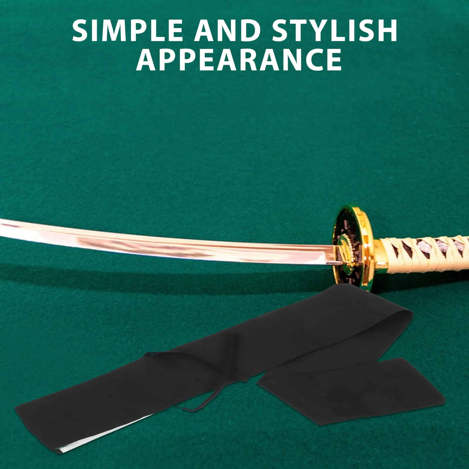 

135Cm Swords Carry Bag Heavy Duty Reusable Fabric Pouch for Japanese Chinese Sword Storage Travel Outdoor Sheath Cover Holder