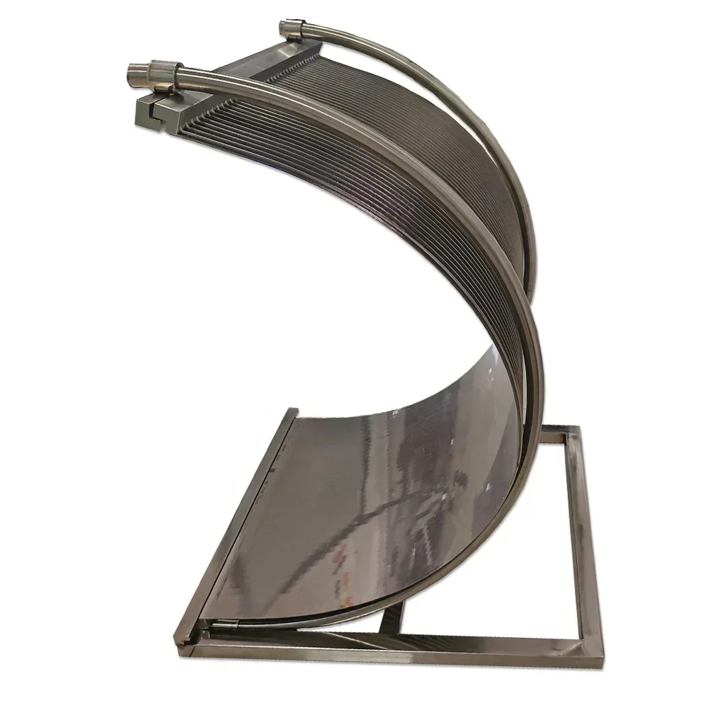 Efficient corn starch processing stainless steel wedge wire curved screen 304/316L Hot sales