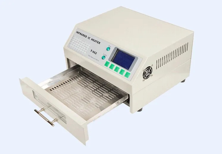 PUHUI T-962 Authorized Infrared IC Heater T962 Desktop Reflow Solder Oven BGA SMD SMT Rework Station T 962 Reflow Wave Oven