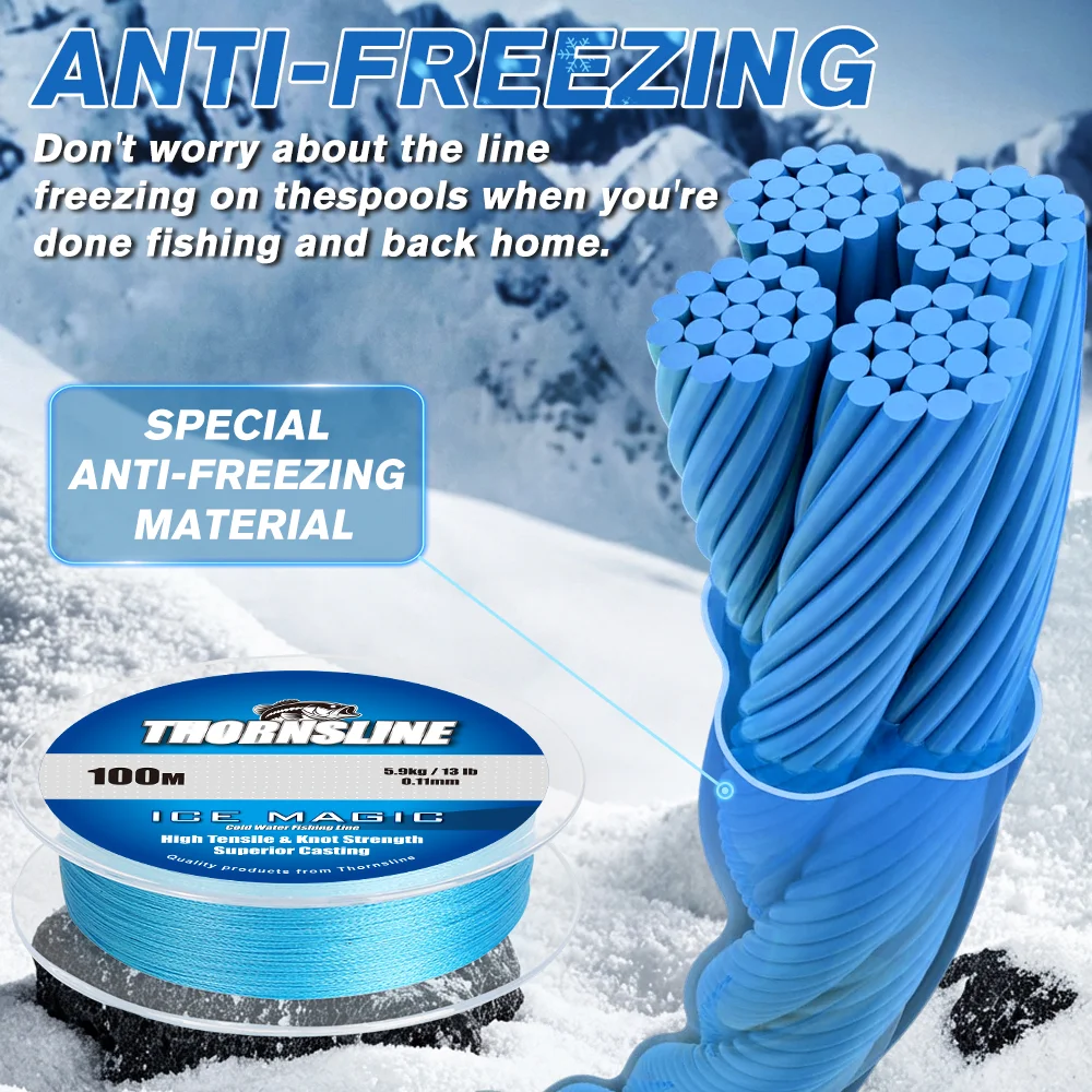 Línea trenzada 4 hilos Thornsline – PE resistente para agua salada - imagen 3