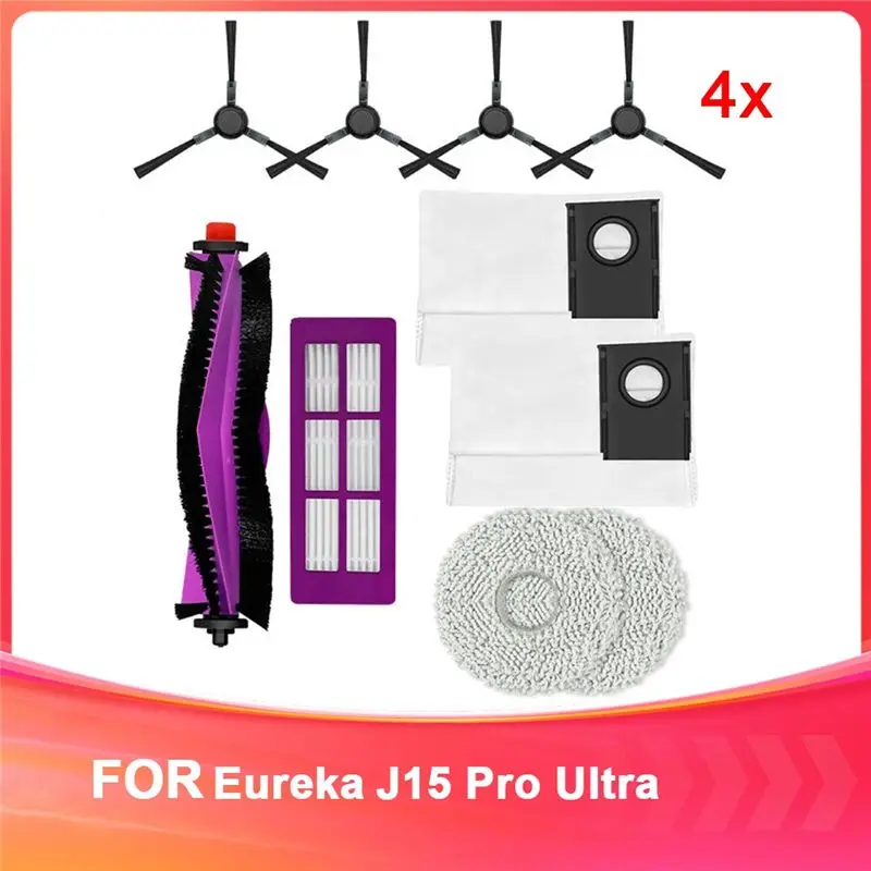 

ABEZ For Eureka Robot Vacuum Cleaner J15 Pro Ultra Replacement Kit For Vacuum Cleaner Replacement Consumables