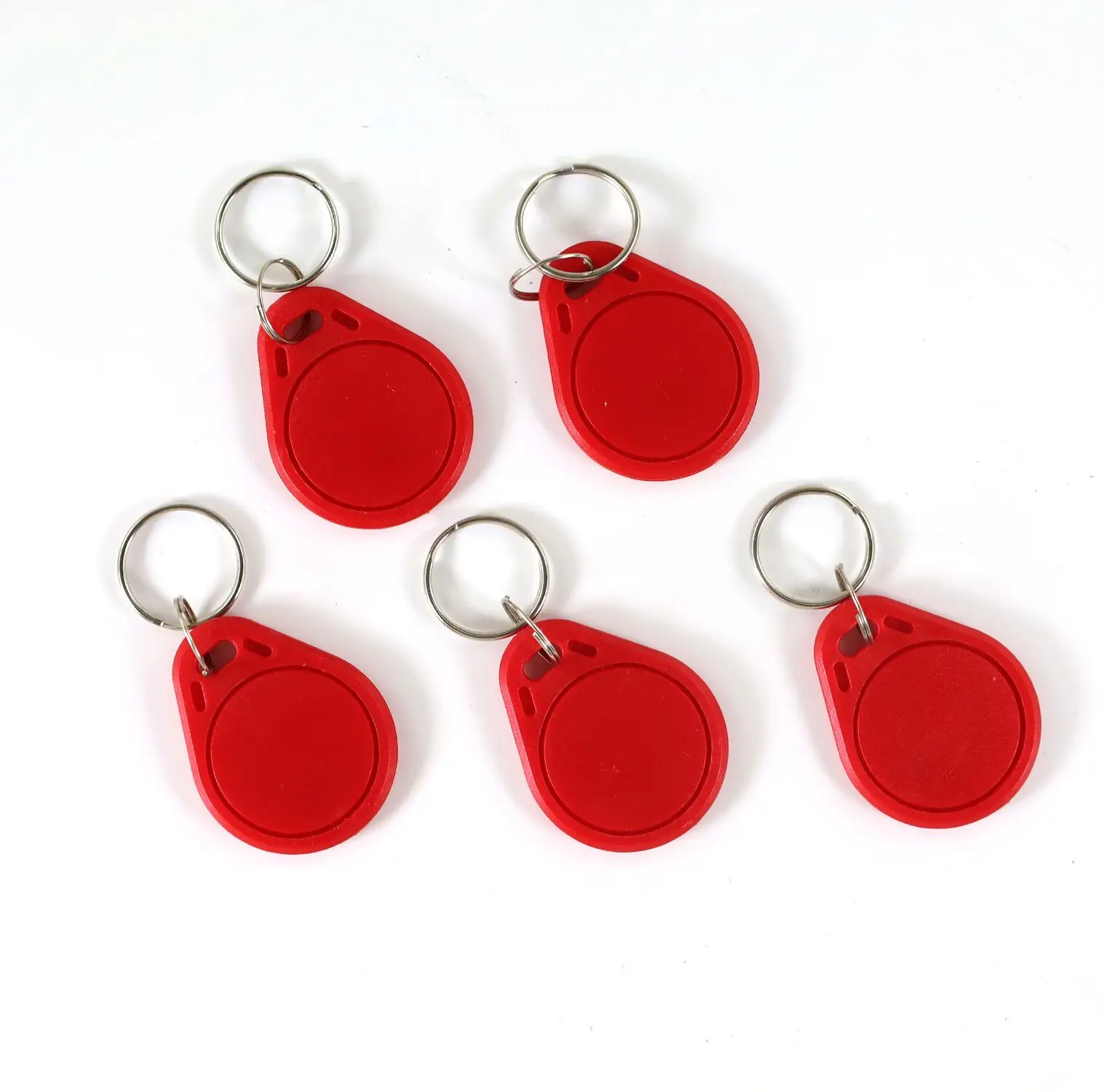 5PCS/10PCS 13.56MHz RFID UID Changeable Keyfobs Mif 1k S50 Block 0 Sector Writable RFID IC Keychains Tags Clone Access Control