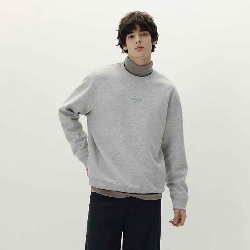 Semir Unisex Sweatshirt Regular Shoulder Crew Neck Soft Cotton Feel Pullover Everyday Casual Style Autumn Top 2026